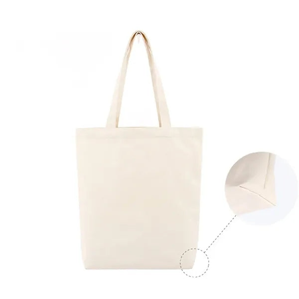 Vertical Polyester-Cotton Grocery Tote Bag