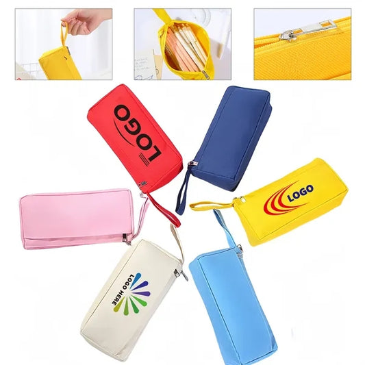 Double Layer Oxford Pencil Case For School Free Shipping
