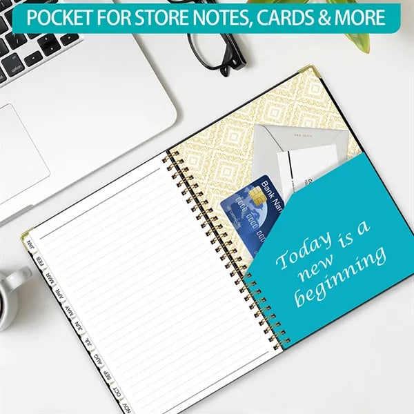 Coil Notebook Weekly Planner Calendar Free Shipping