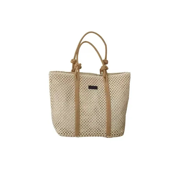 Large Straw Tote Bag For Beach Vacation