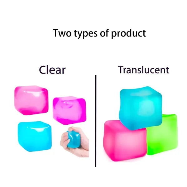 Ice Cube Sensory Toy Stress Balls