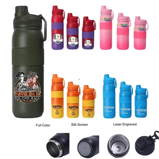 14/16/22 oz Insulated Stainless Steel Sports Flask Thermos