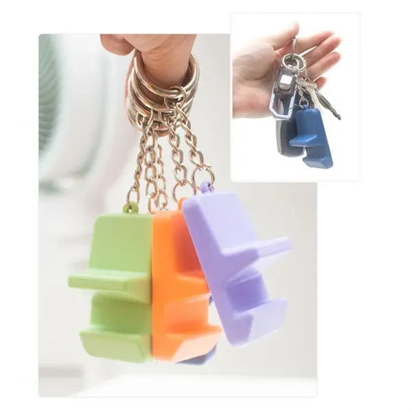 Lazy Phone Stand Holder Key Chain