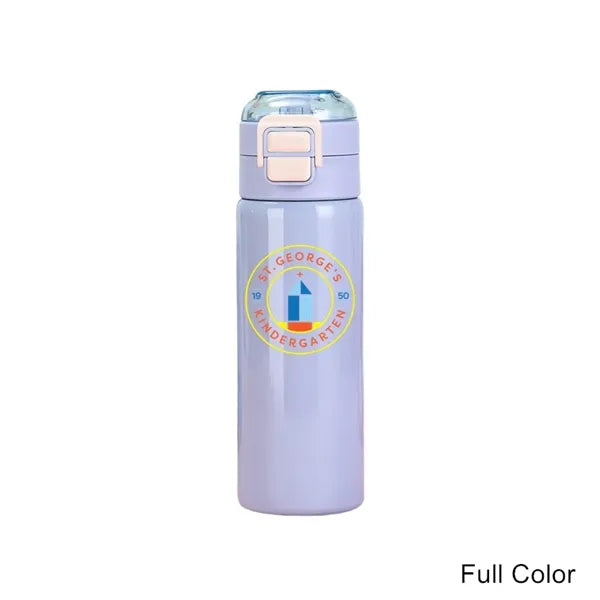 17oz Labubu Kids Cartoon Thermos with Straw & Flip Sip Lid