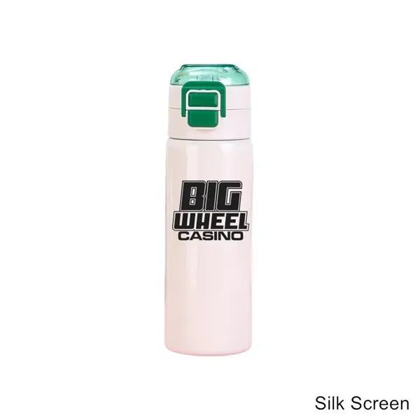 17oz Labubu Kids Cartoon Thermos with Straw & Flip Sip Lid