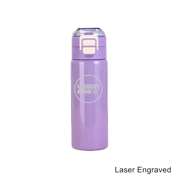 17oz Labubu Kids Cartoon Thermos with Straw & Flip Sip Lid