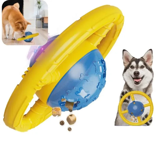 TPR Glow Treat Puzzle Pet Dog Toy