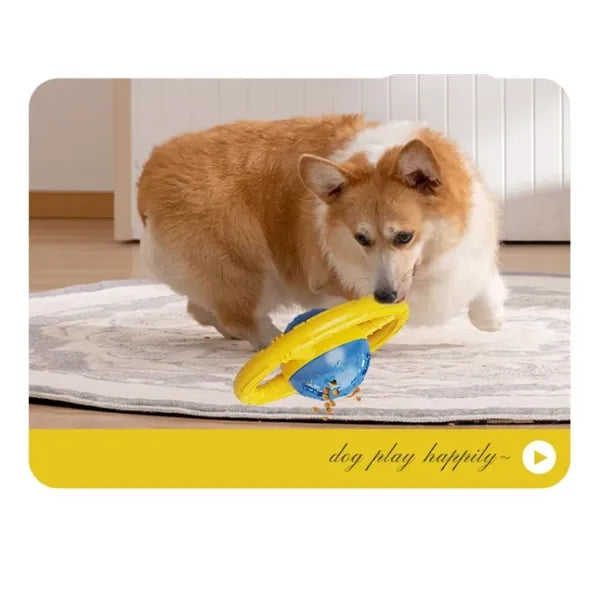 TPR Glow Treat Puzzle Pet Dog Toy