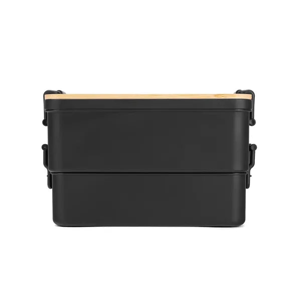BambooNest Double Deck Lunch Box