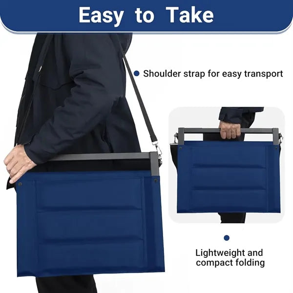 Stadium Bleacher Seat with Built-In Storage