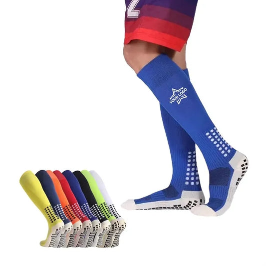 Anti-Slip Cushioned Compression Football Socks