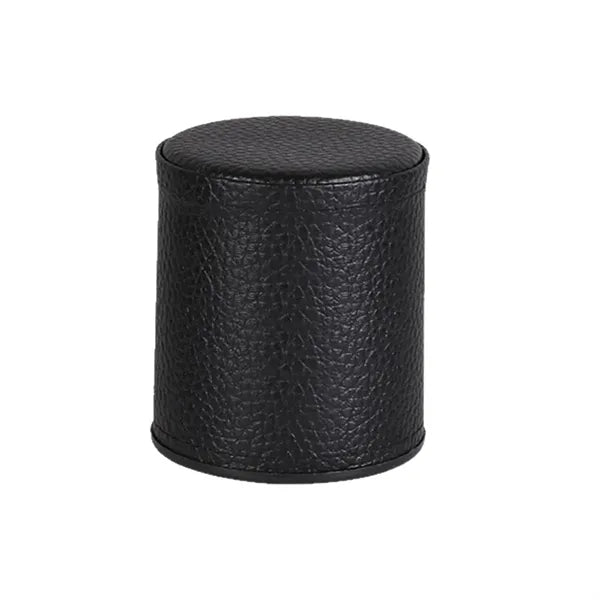 Pu Leather Dice Cup with Lid includes 6 Dices