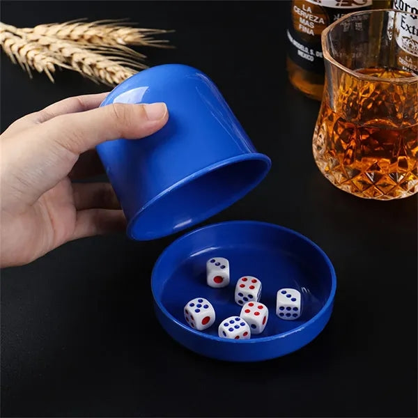 Colorful Plastic Dice Cup Set with Dices