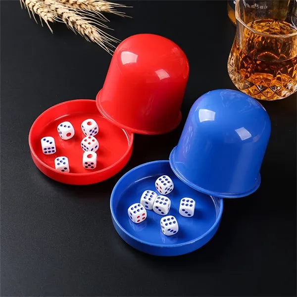 Colorful Plastic Dice Cup Set with Dices