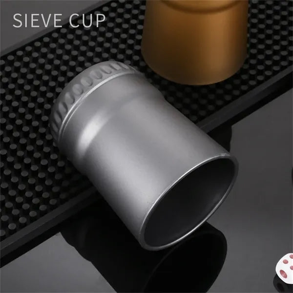 Bottle Cap - Shaped PP Dice Cup with 6 Dices