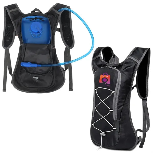 Lightweight Hydration Backpack With 2L Bladder