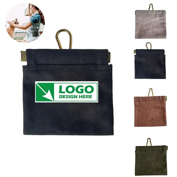 Self-Closing Dog Treat Pouch with Carabiner