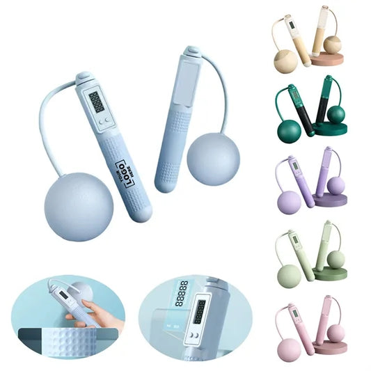Smart Jump Rope with LED Counter - Cordless & Traditional Us