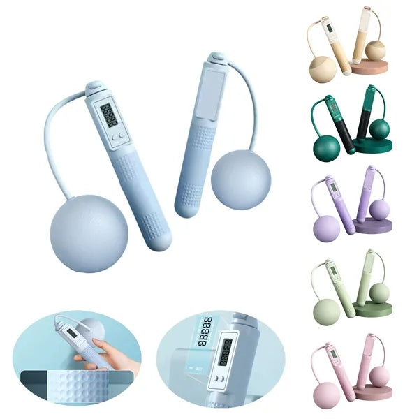 Smart Jump Rope with LED Counter - Cordless & Traditional Us