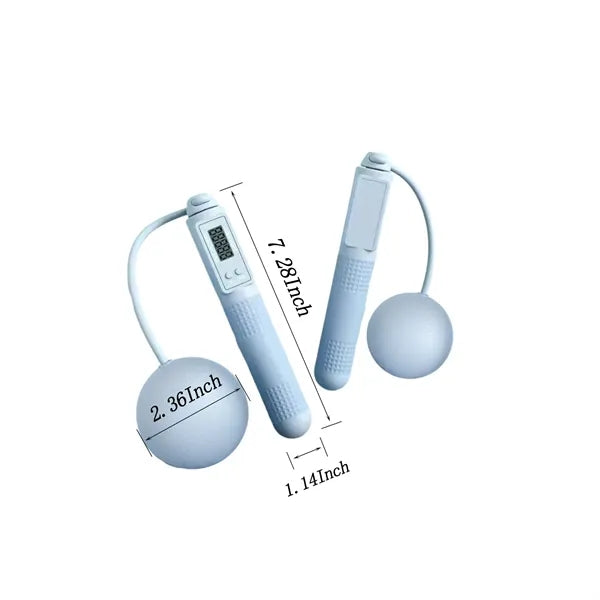 Smart Jump Rope with LED Counter - Cordless & Traditional Us