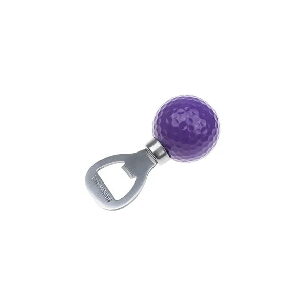 Golf-Themed Stainless Steel Beer Bottle Opener with Grip