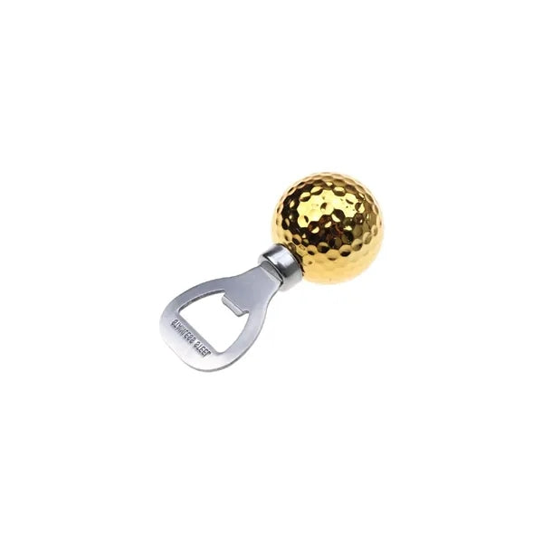 Golf-Themed Stainless Steel Beer Bottle Opener with Grip
