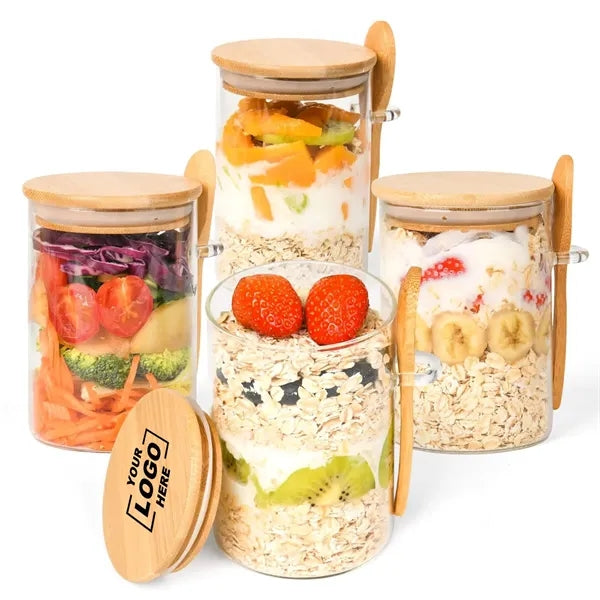 Glass Storage Jar w/ Airtight Bamboo Lid