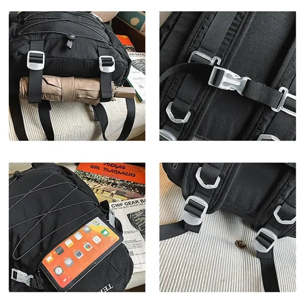Lightweight Waterproof Hiking Backpack With Drawstring Closu