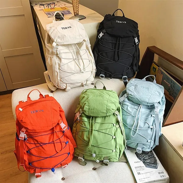 Lightweight Waterproof Hiking Backpack With Drawstring Closu
