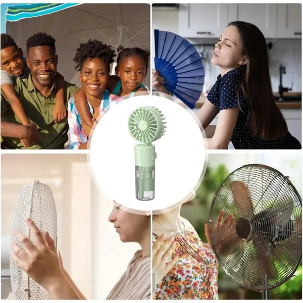 Portable Travel Handheld Misting Fan for Outdoor