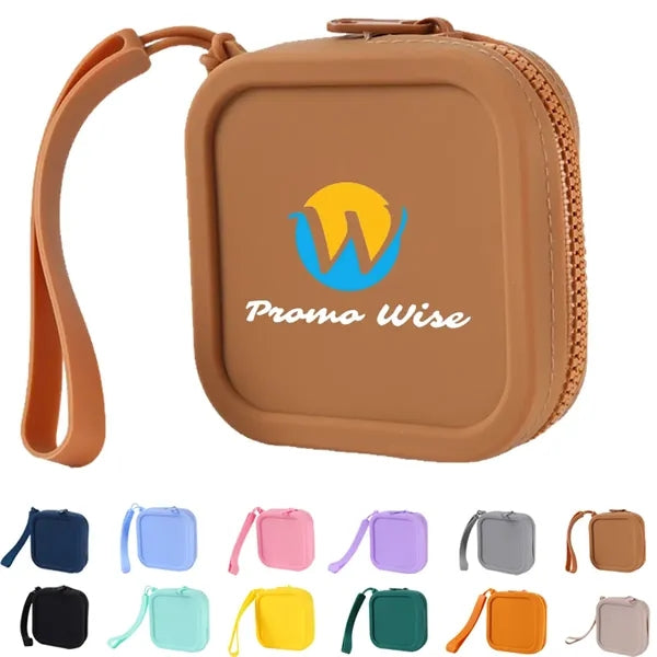 Macaron Color Silicone Coin Purse with Multifunctional Use