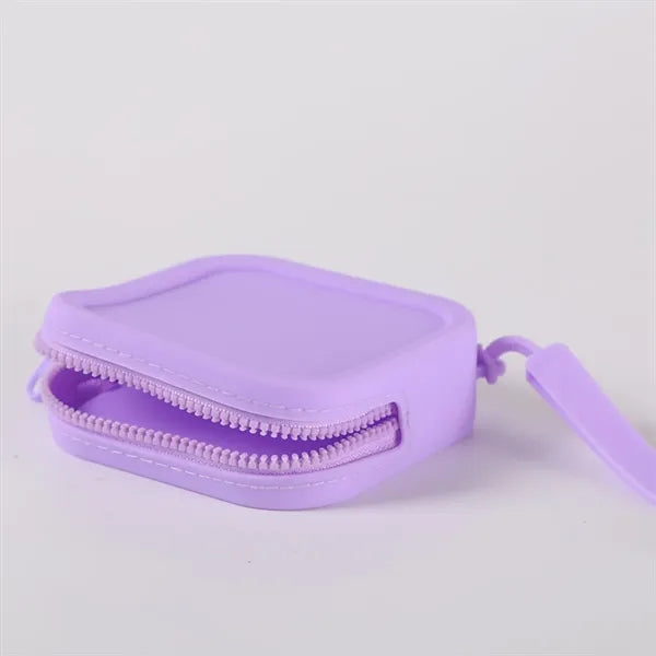 Macaron Color Silicone Coin Purse with Multifunctional Use