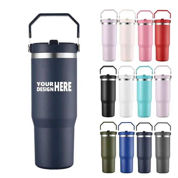 30 oz Vacuum Insulated Stainless Steel Travel Tumbler