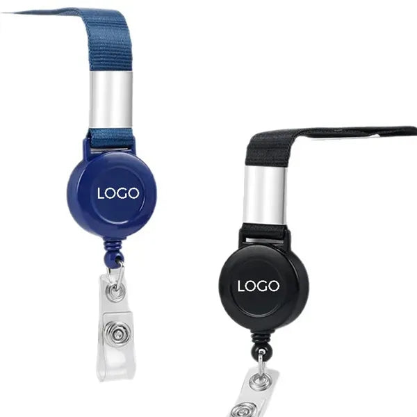 3/4" Dye Sublimation Lanyard with Badge Reel and ID Holder