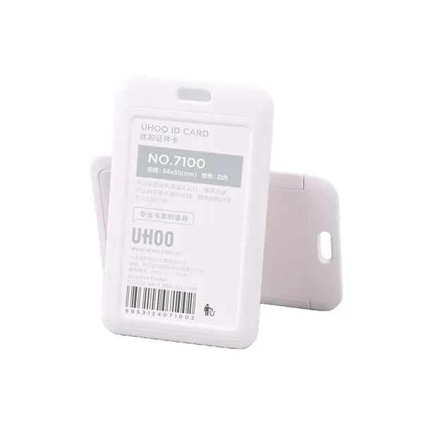 Vertical Slide ID Badge Holder with Lanyard Custom Colors