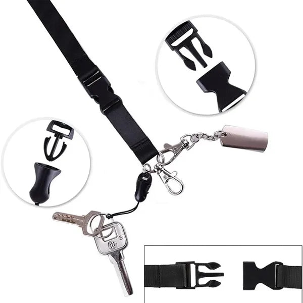 Retractable Detachable Badge Lanyard with ID Holder