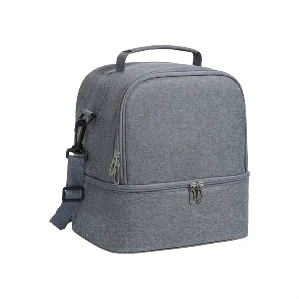Double-Layer Insulated Bag With Shoulder Strap For students