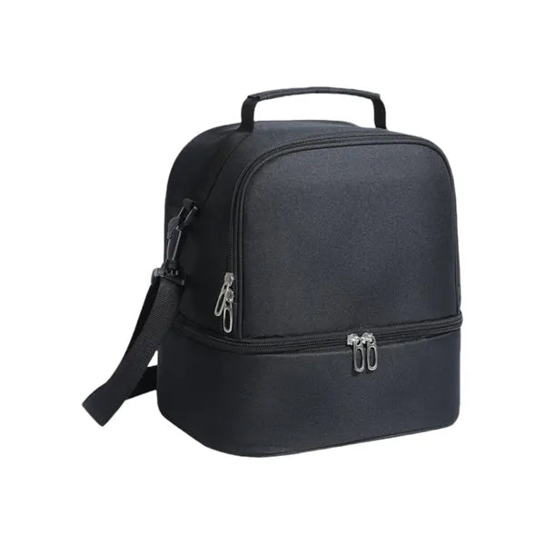 Double-Layer Insulated Bag With Shoulder Strap For students