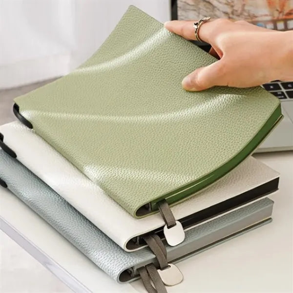 Soft Premium PU Faux Leather Cover Lined Paper Notebooks