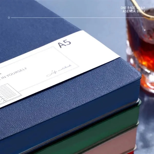 A5 PU Leather Cover Classic Lined Paper Journal Notebooks