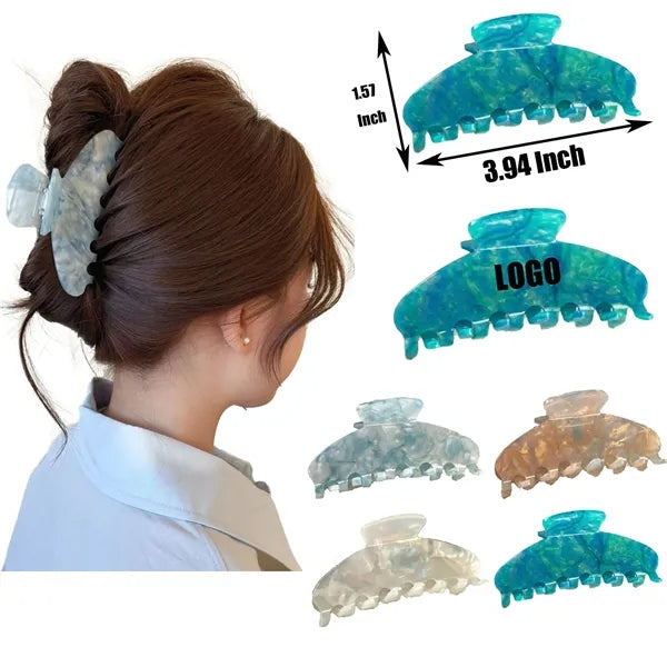 Fashion New Women 3.94Inch Large Acetate Hair Clip