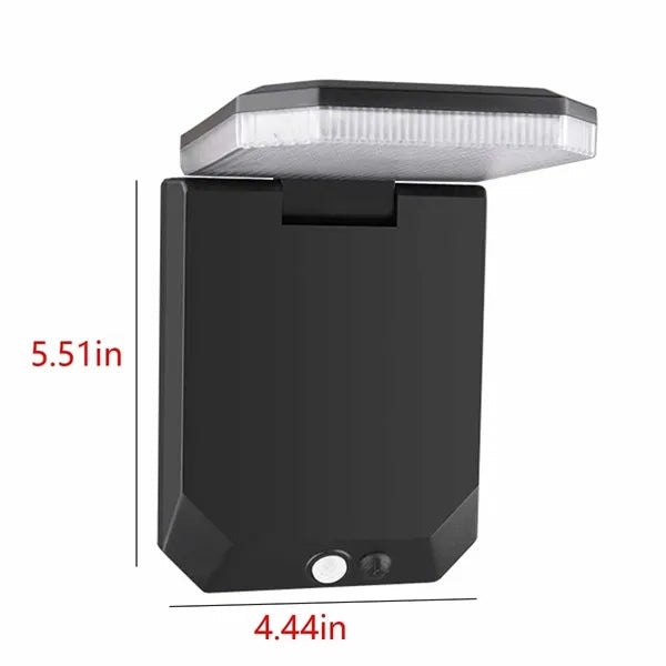 1500Mah Solar Powered Wall Sconce