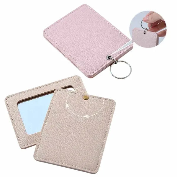 Portable Keychain Cosmetic Mirror