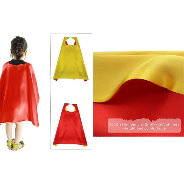 Superhero Cape Kids For Halloween And Christmas