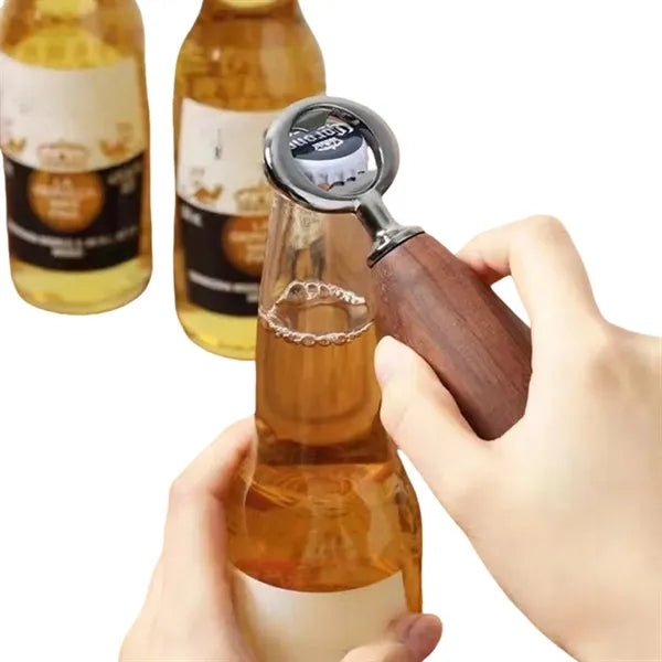 Solid Wooden Bottle Opener