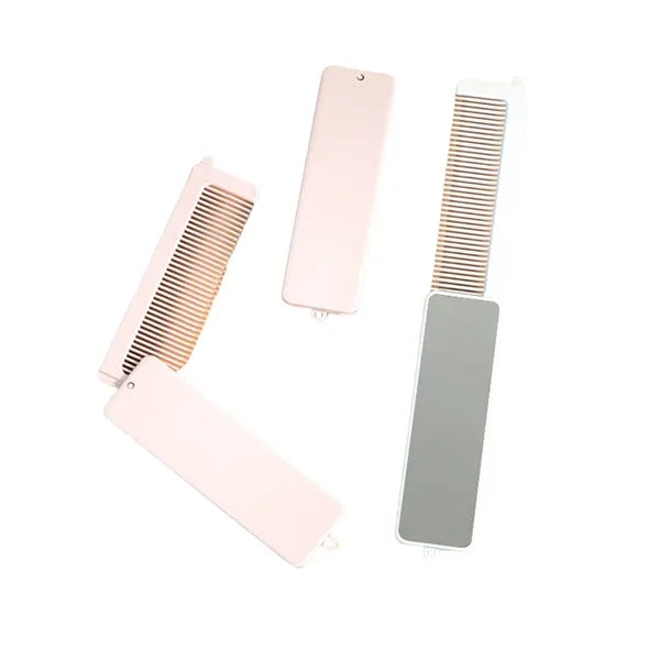 Mini Comb Makeup Folding Mirror