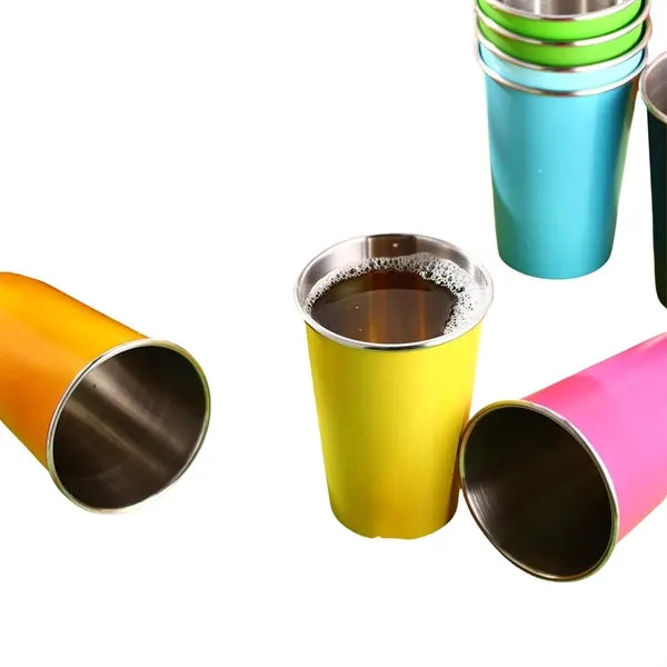 Stainless Steel Drop Proof Stackable Drinking Mug