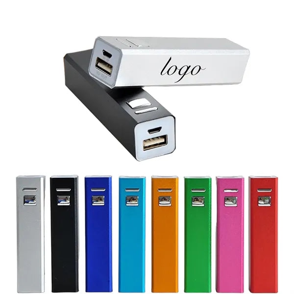 Aluminum Portable Power Bank 2600mah