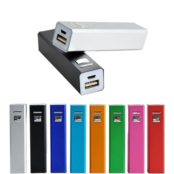 Aluminum Portable Power Bank 2600mah