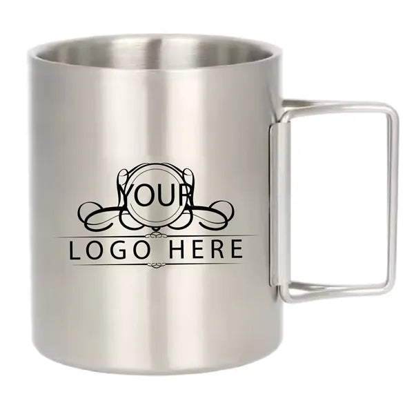 10oz Camping Cup with Folding Handles